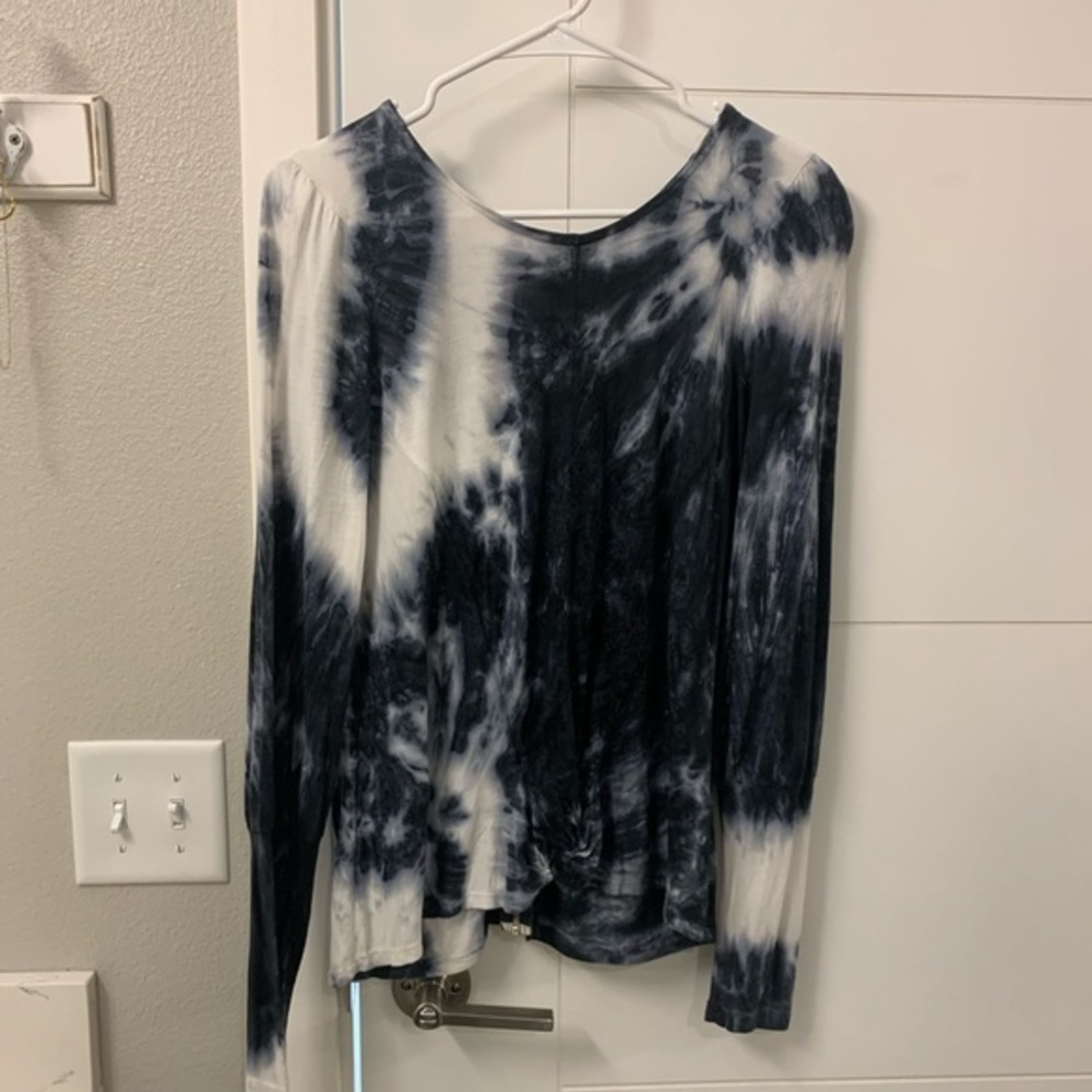 Young Famous and Broke Blue Tie Dye Top Zipper - Picture 1 of 7